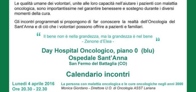 Nuovo corso volontari – edizione 2016