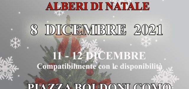 RACCOLTA FONDI. PINI DI NATALE