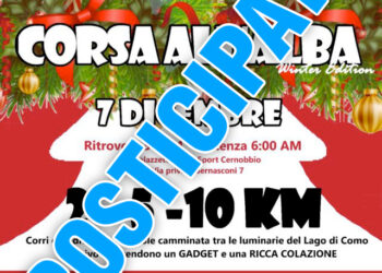POSTICIPATA!!! Corsa all’Alba.